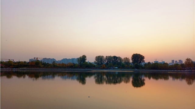 蘆花白，秋水寒