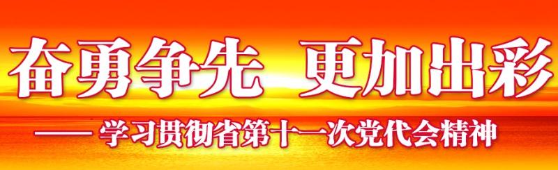 奮勇?tīng)?zhēng)先，更加出彩——學(xué)習(xí)貫徹省第十一次黨代會(huì)精神